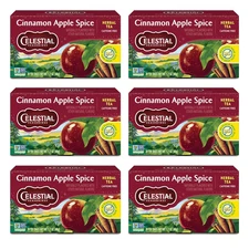 Celestial Seasonings Cinnamon Apple Spice Tea, 20 Bags, 6 Pack