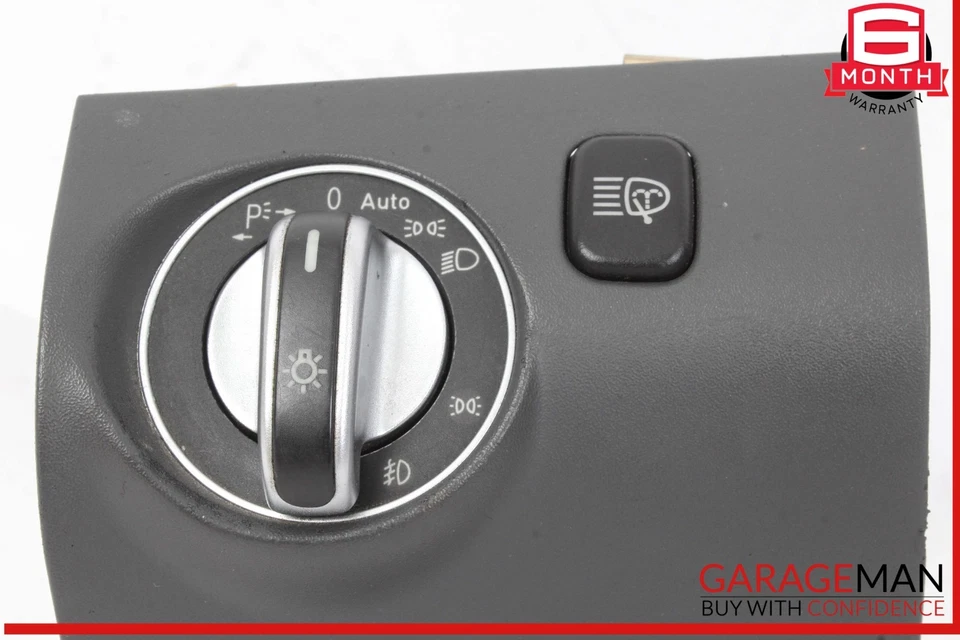 03-12 Mercedes R230 SL500 SL550 SL55 AMG Headlight Control Switch Assembly Black - Image 2 of 4