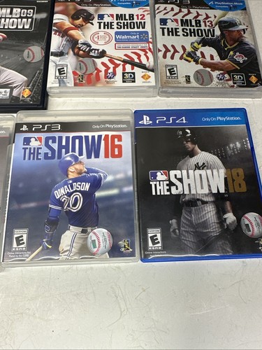 PS2 PS3 PS4 PSP MLB THE SHOW GAMES - Lot of 9- 07,08,09,12,13,14,15,16,18 - Picture 6 of 6
