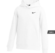 Nike Men's Sportswear Club Pullover Hoodie white Size Small - 611457-100