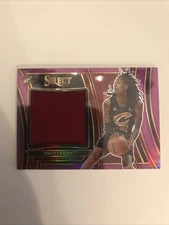2023-24 Select Jumbo Rookie Swatches Purple Prizms  Emoni Bates Jersey /99