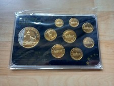 Slowakei Prestigesatz Specimen Set Burg Bratislava + Medaille Zertifikat OVP