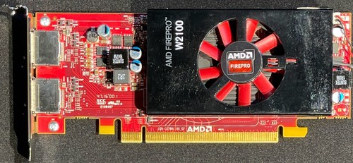 DELL AMD FirePro W2100 2GB DDR3 Graphics Card 2x DisplayPort Low Profile / 2P8XT