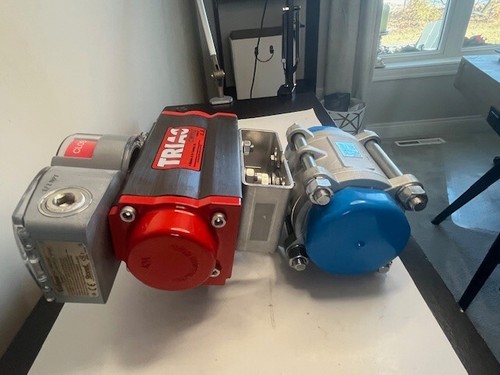 A-T Controls 2" Ball Control Valve 55-SX-200/3RED-XX Triac 3R40DA Actuator NEW - Picture 2 of 10