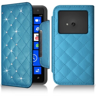 Etui points de vente Universel M Style Diamant bleu clair pour SFR StarTrail 4