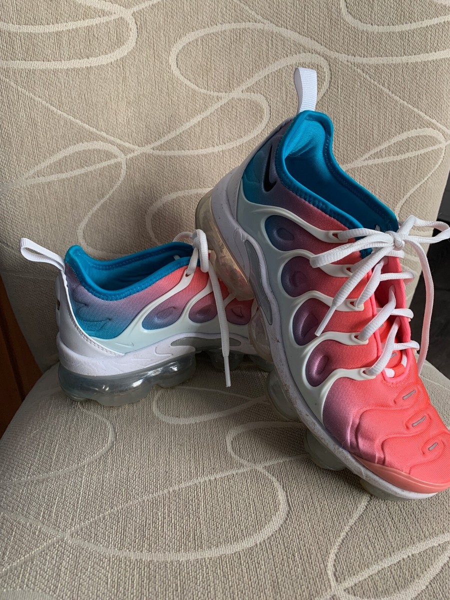Nike Women's Air Vapormax Plus Lava Glow Blue Lagoon C15862-600 Size 7.5 -  EUC | eBay
