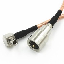 1pc RG316 TS9 Male Right Angel to FME Male Plug RF Pigtail Jumper Cable 25cm Qu