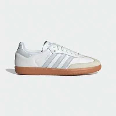 Adidas Samba W Og Blanc / Halo Bleu Tailles 7.5 8 8.5 9 9.5 10 10.5 Originaux - Photo 1/4