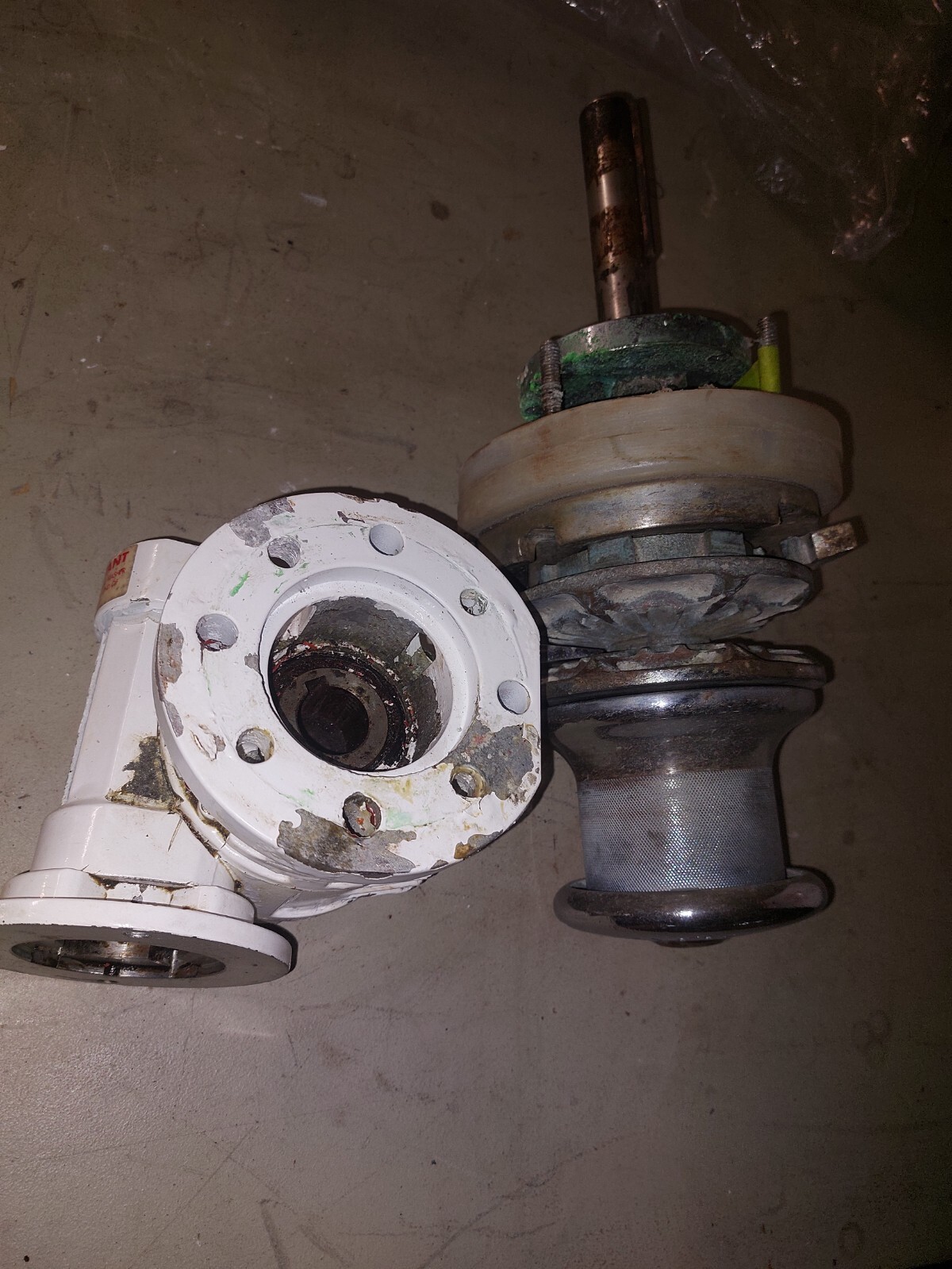 Anchor Winch Parts Muir 8mm Gypsy Gearbox Capstan Shaft Deck Plate No