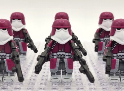 10x Custom Star Wars 21st Nova Corp Galactic Marine Brick Minifigur