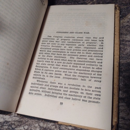 Der Gandhi-Weg von J. B. Kripalani - 1. Auflage - 1938 - antiquarisches Hardcover - Bild 13 von 13