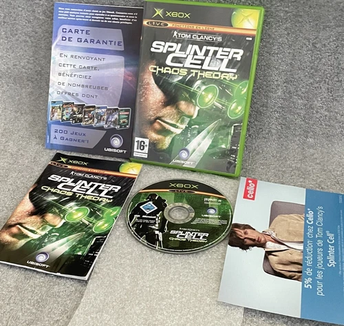 Splinter Cell Chaos Theory Xbox PAL Complet Comme Neuf