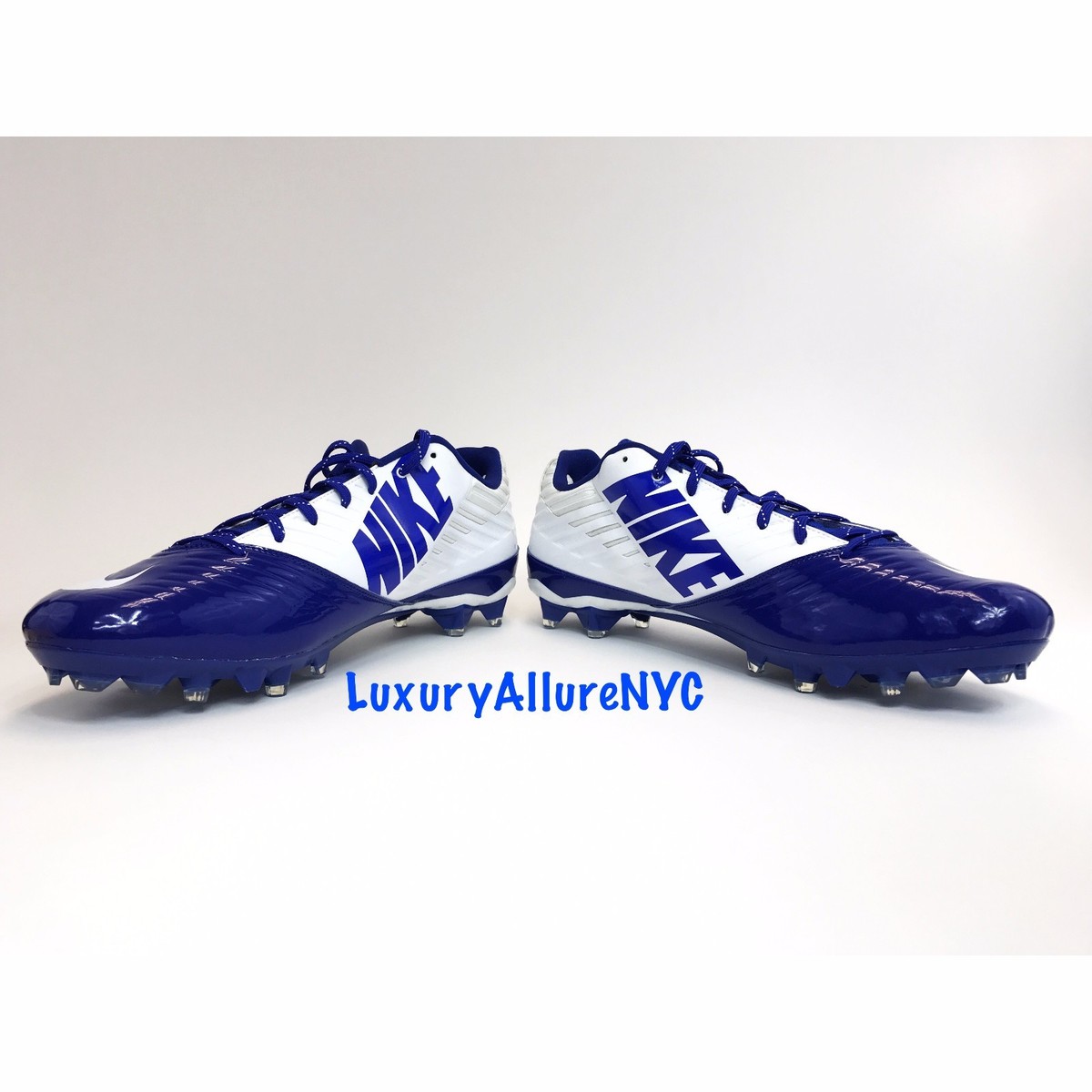 NEW Nike Vapor Speed Low TD Football Cleats Royal Blue White  display picture 3