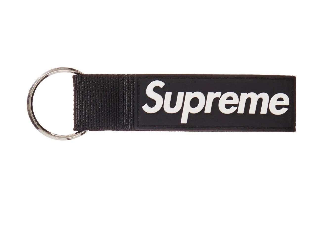 Porte clés Supreme Sangle Noir FW20 Supreme Keychain Rare Neuf avec étiquettes