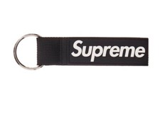 Supreme Webbing Keychain Black FW20 Supreme Keychain Rare New With Tags