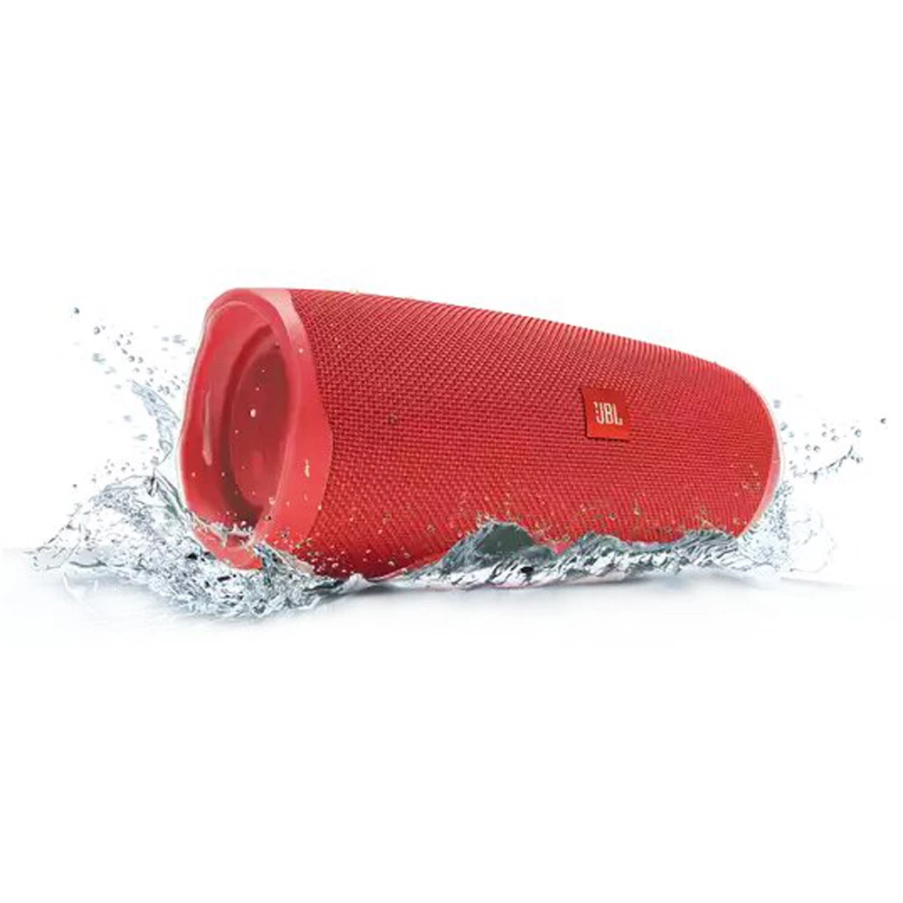 JBL Charge 4 Red Bluetooth Speaker with JBL Authentic Carrying