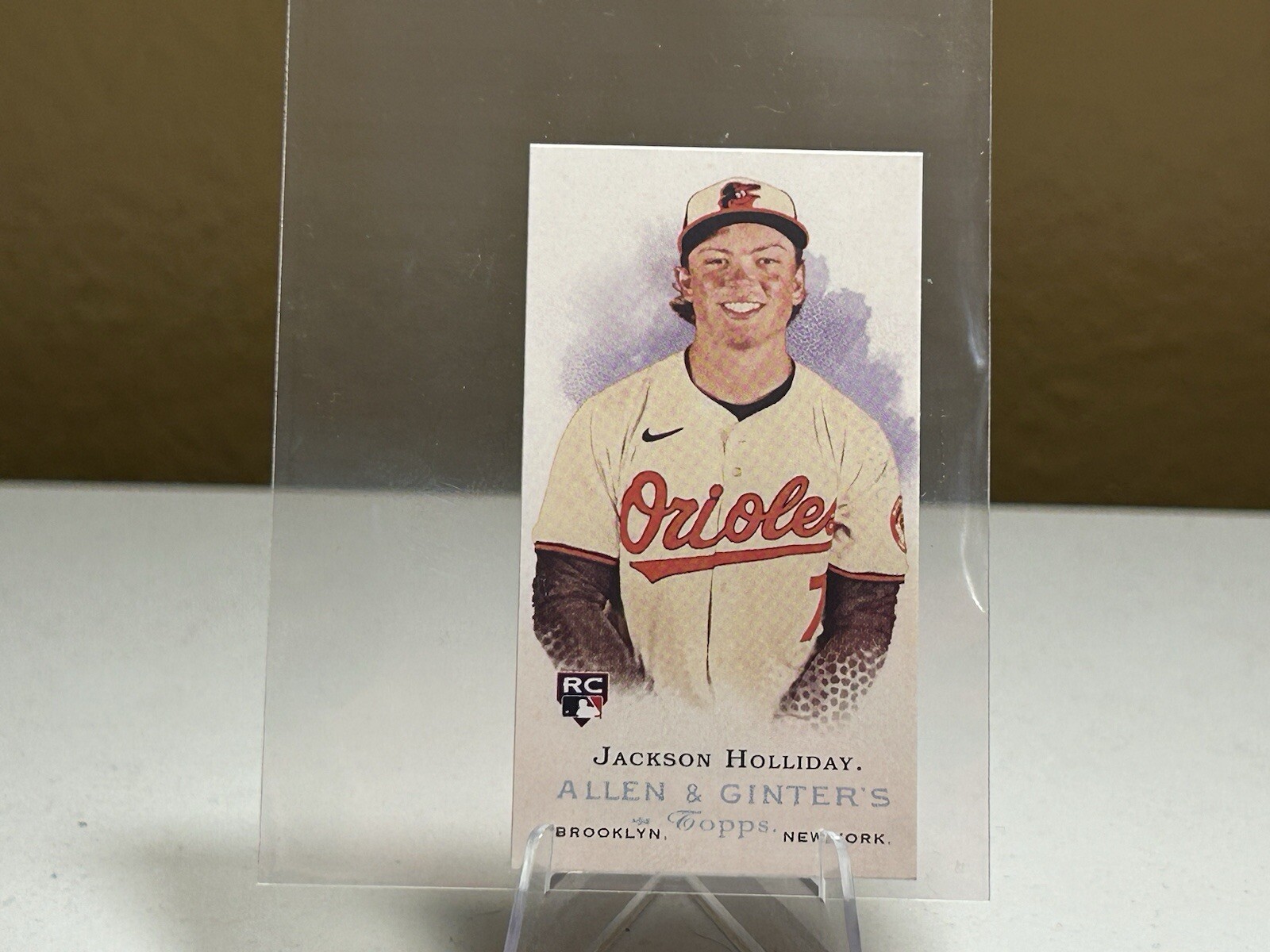 2024 Allen & Ginter Mini Design Variation #RD-15 Jackson Holliday RC SP 180-2