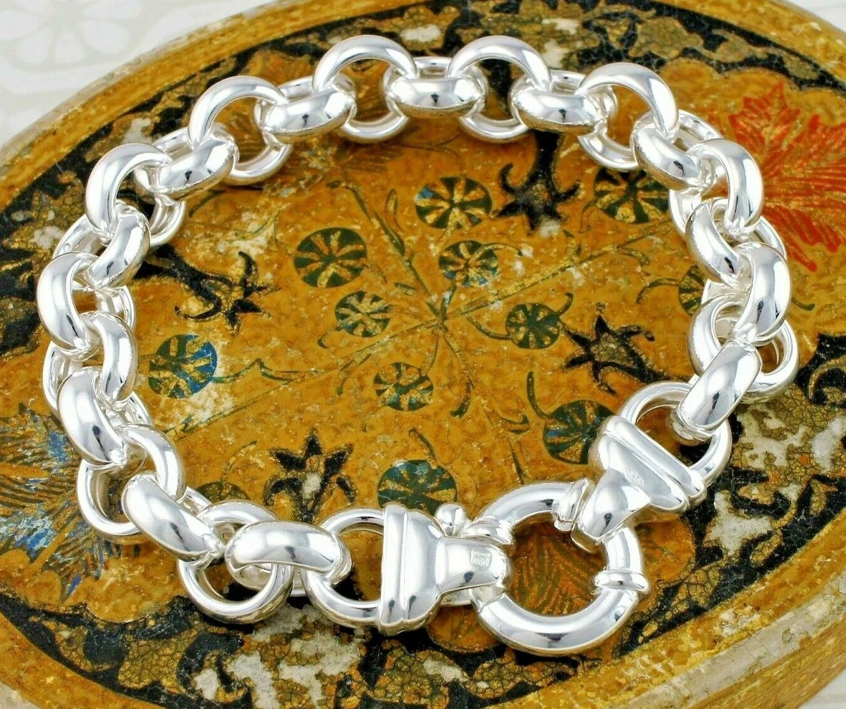 Silver rolo bracelet sale