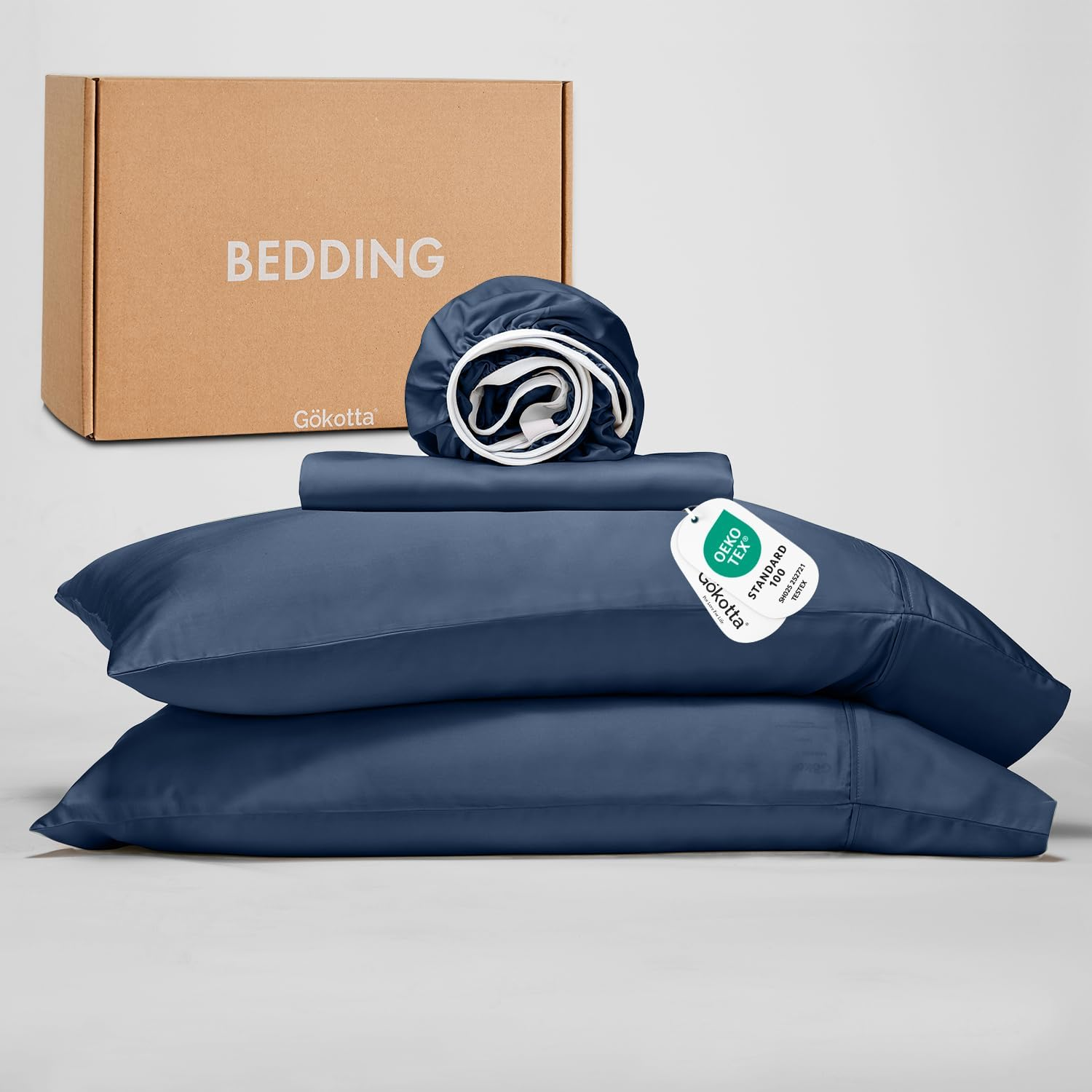 Queen Size Bed Sheets 4-Piece Set - 100% Bamboo Rayon for Cool and Comfortable Sleep