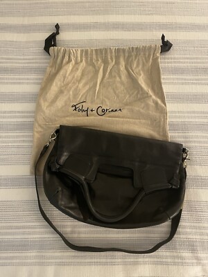 Foley and Corinna Black Leather Handbag | eBay display picture 3