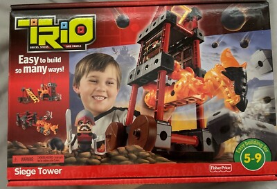 Fisher-Price Trio Blocks Siege Tower P9046 NEW AND FACTORY SEALED | eBay