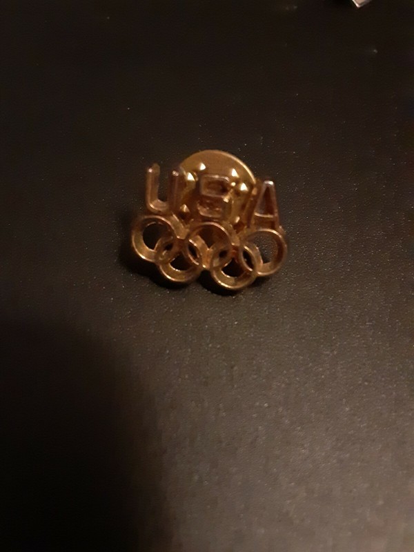 USA  Olympic Rings Lapel Pin