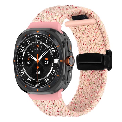 For Samsung Watch Ultra 2025/2024 47mm Colorful Soft Breathable Nylon Sport Band - 第 11/18 張圖片