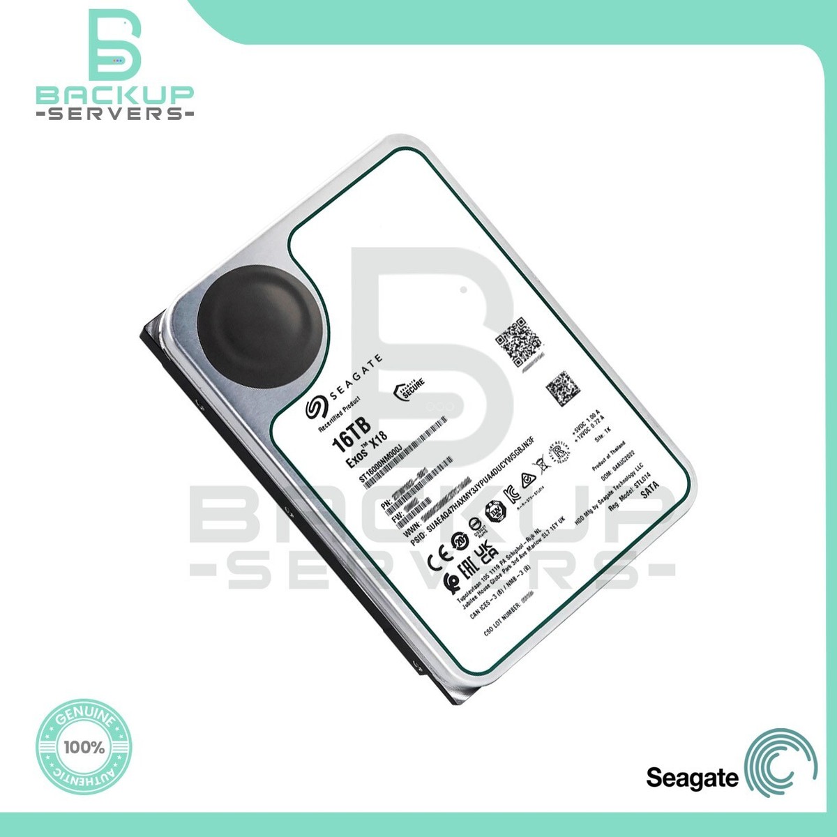 ST16000NM000J Seagate Exos X18 16TB 6Gbps 7.2K 256MB 3.5