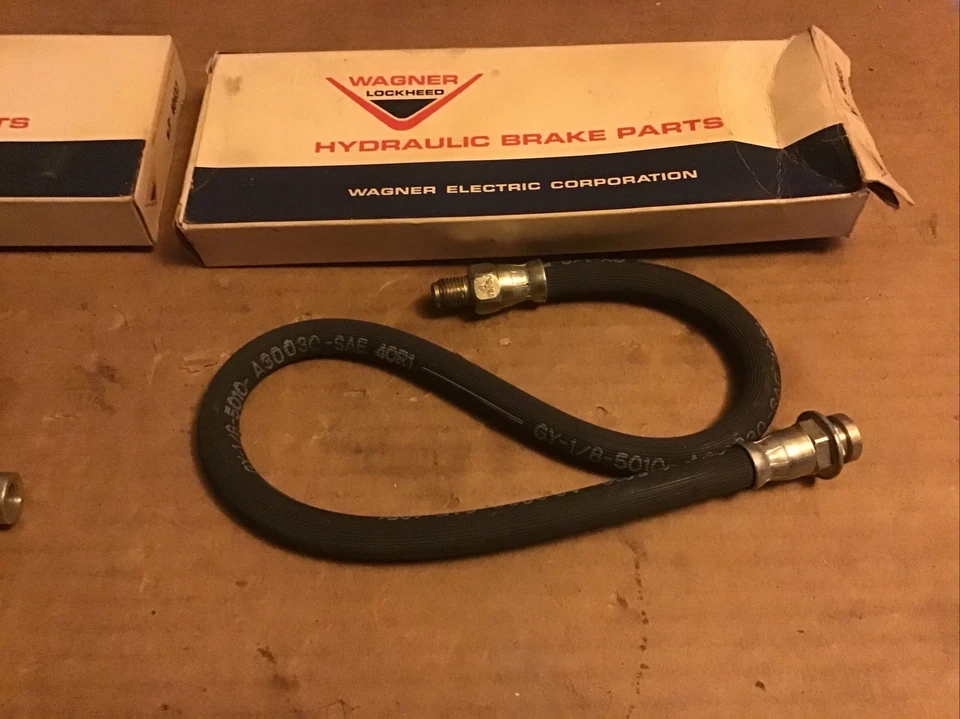 Oldsmobile F85 1962-63 mangueras de freno trasero nuevo par Wagner Foto 3 de 4