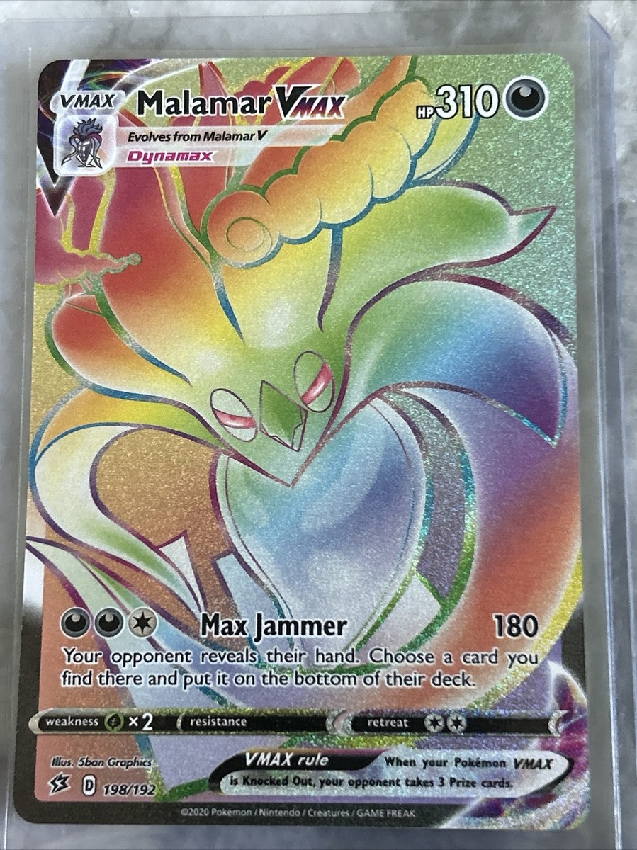 malamar vmax pokemon card value Pokémon TCG Malamar VMAX Rebel Clash 198/192 Holo Secret Rare