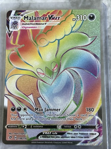 Pokémon TCG Malamar VMAX Rebel Clash 198/192 Holo Secret Rare
