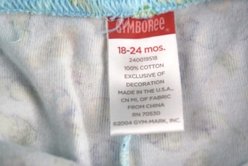NUEVO Pantalones Cortos de Colección Gymboree Bebé Niña Piscina Fiesta Chanclas Blancas Prenda para el torso Bicicleta 18-24 Mons - Imagen 10 de 10