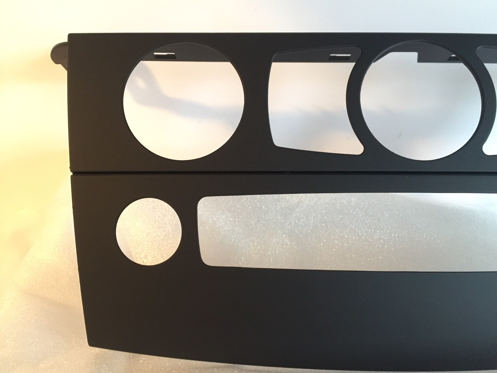 BMW OEM E60 E61 5 Series M CIC AC Professional Navigation Face Trim Bezel Cover Tanie uzupełnianie zapasów