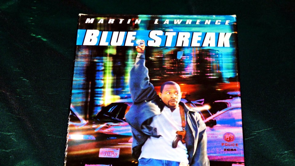 Blue Streak VHS 2000 Martin Lawrence Dave Chappelle Luke Wilson Tested