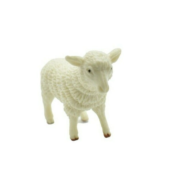Sheep, Lamb Ewe Realistic Small Toy Model Plastic Replica Farm
