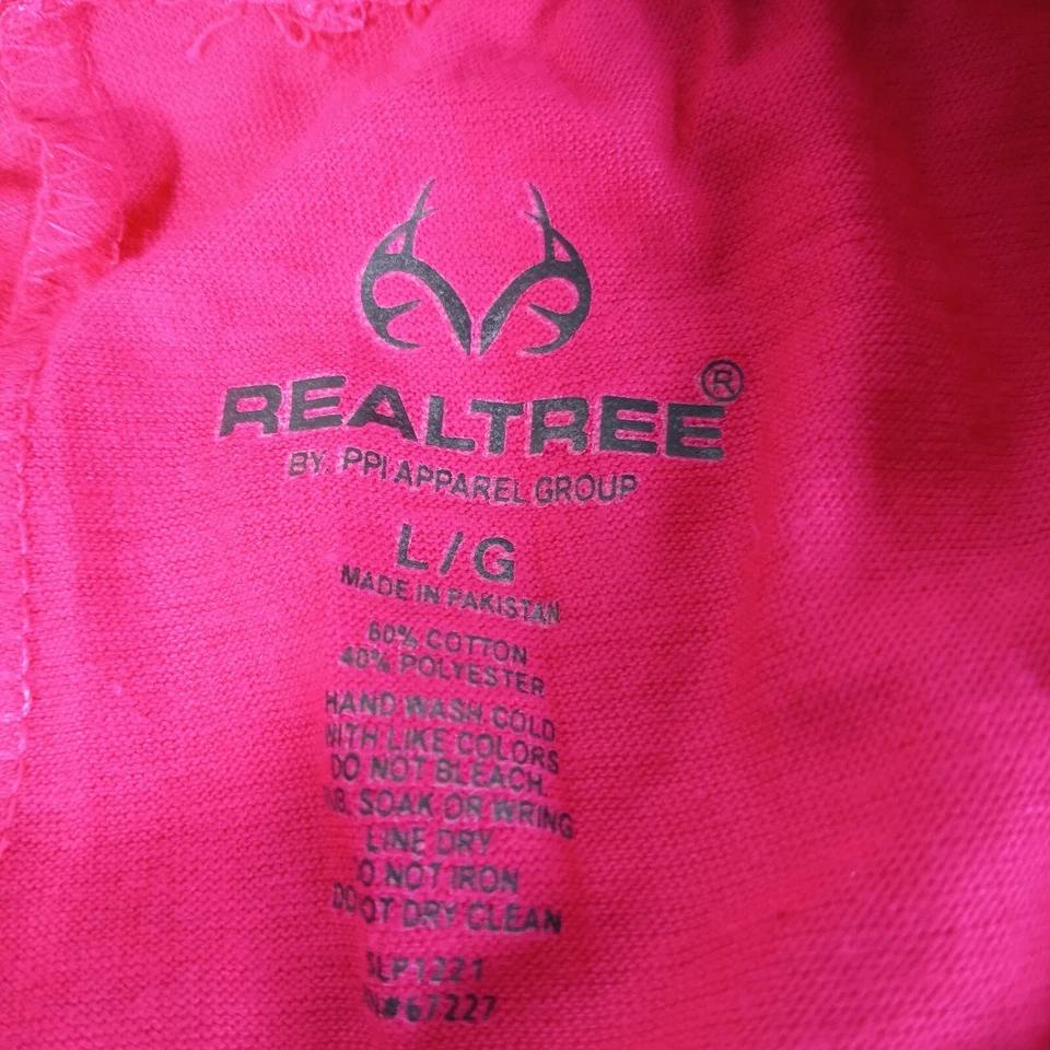 Pantalones de pijama Realtree rosa camuflaje informal salón para mujer grandes Foto 4 de 4