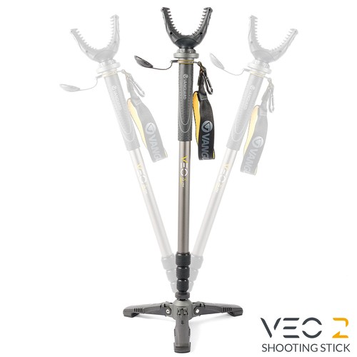 Vanguard VEO 2 CM234TU Carbon Fiber Shooting Stick Folding Tripod Base -Open Box - Picture 4 of 6