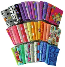10 Fat Quarters - Tula Pink FreeSpirit Assorted Floral Flowers Animals  M222.16