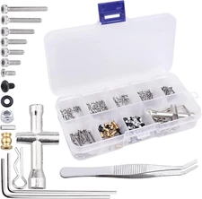 276Pcs RC Screw Kit RC Repair Tool Set for Hardware Fasteners for Axial SCX24 1/
