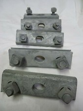 J250881 SUSPENSION 3 BOLT CABLE CLAMP FOR 5/8" THRU BOLT "LOT OF 5"