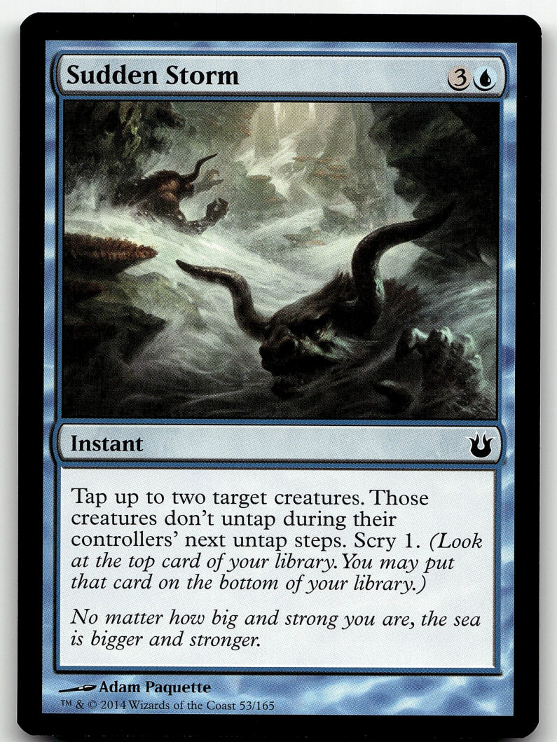 mtg storm card MTG Sudden Storm Born of the Gods 53/165 Regular Common
