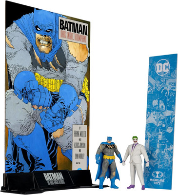 McFarlane Toys DC Direct Page Punchers Batman & The Joker 3'' Figures with Comic