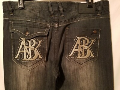 mens jeans with embroidered back pockets