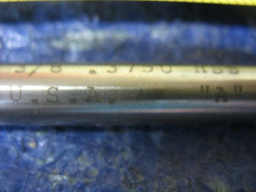 Greenfield USA - 3/8" Diam x 5" OAL, Reamer Drill Blank HSS Type 165-CT - Picture 3 of 5