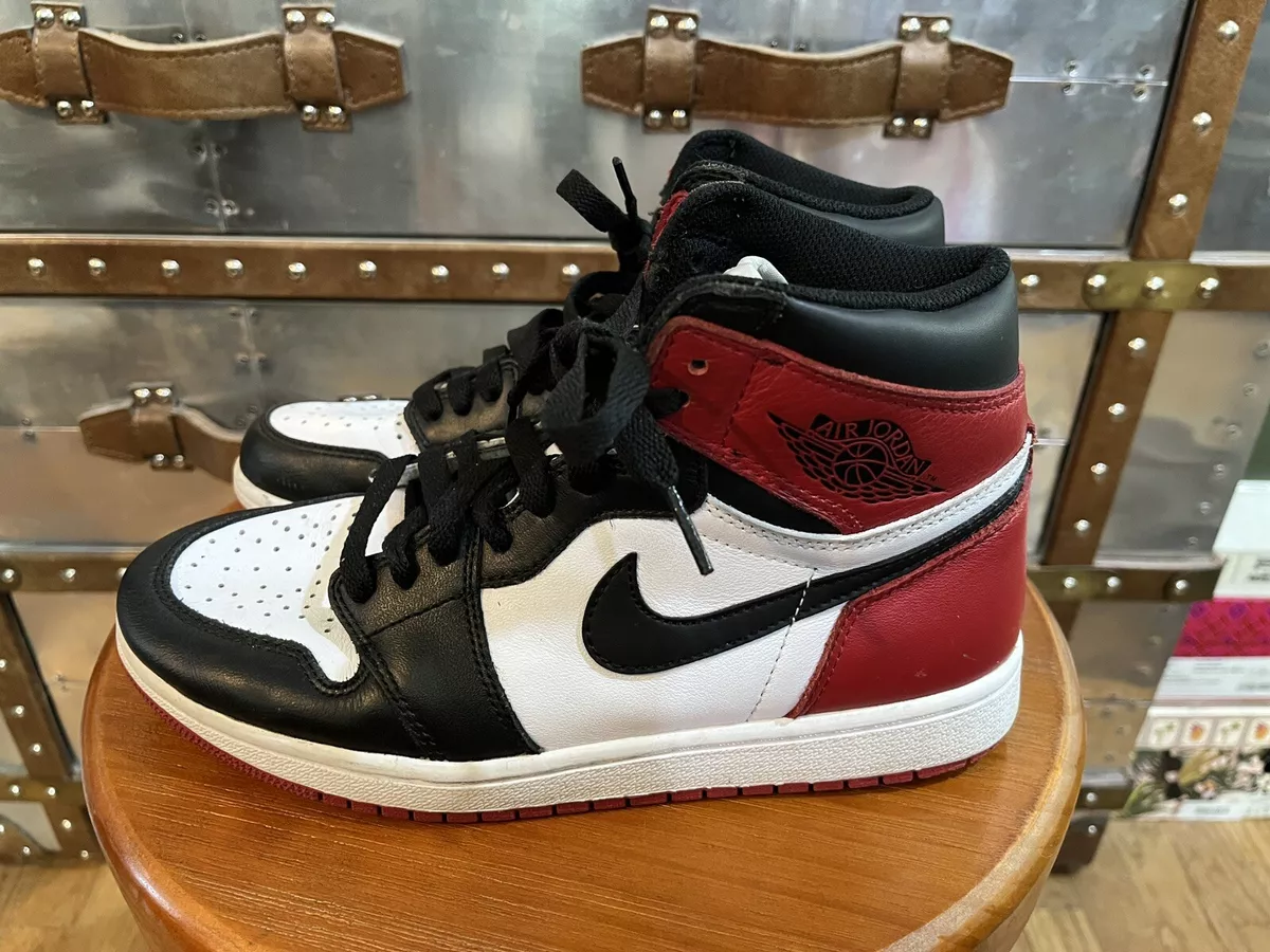 Nike Air Jordan 1 Retro High OG Black Toe 2016 555088 125 US 7