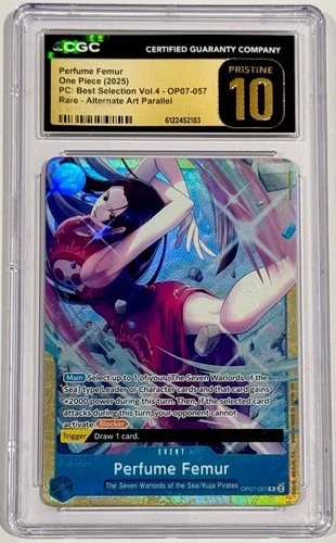 2025 One Piece Boa Hancock OP07-057 Perfume Femur CGC 10 Pristine English