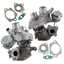 Left & Right Turbo Turbocharger For Ford F150 Truck 2011-2012 3.5L V6 Ecoboost