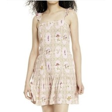 NWT Agua Bendita x Target Tile Garden Floral Mini with Flutter Sleeves