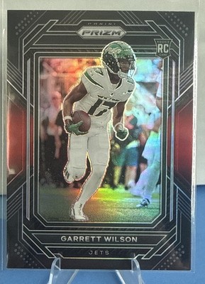2022 Panini Chronicles - Prizm Black Garrett Wilson #PB-12 Red /99 (RC)