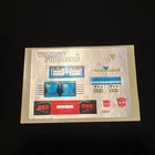 1985 Hasbro G1 Transformers Autobot Red Alert Decal Stickers #5951 Unused